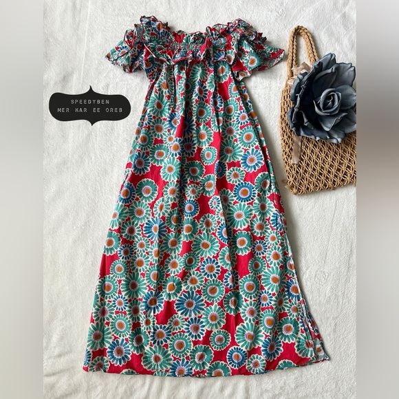 La DoubleJ Breakfast Maxi Dress Crazy Daisy size XS - Picture 1 of 14